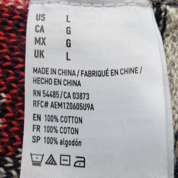 American Eagle Outfitters Men's Southwestern Hooded Sweater, Size: L - Picture 15 of 16